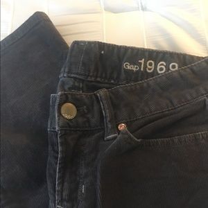 Dark grey corduroy jeans